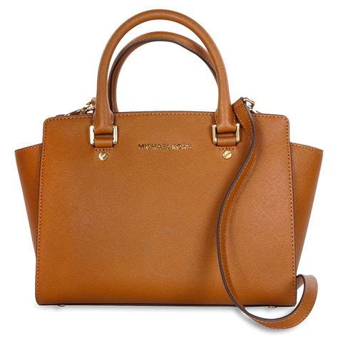 selma medium m|Michael Kors Selma Medium Saffiano Leather Satchel .